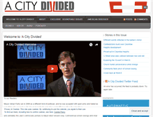 Tablet Screenshot of acitydivided.wordpress.com