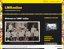 Tablet Screenshot of lmkonline.wordpress.com