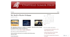 Desktop Screenshot of chatphys.wordpress.com