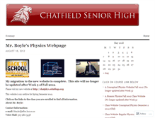 Tablet Screenshot of chatphys.wordpress.com