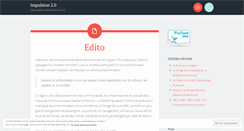 Desktop Screenshot of impulsion2point0.wordpress.com