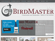 Tablet Screenshot of birdmaster.wordpress.com