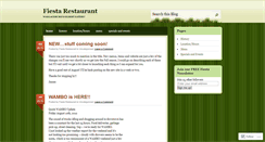 Desktop Screenshot of fiestarestaurant.wordpress.com