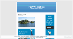Desktop Screenshot of fg999.wordpress.com