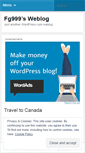Mobile Screenshot of fg999.wordpress.com
