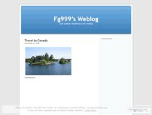 Tablet Screenshot of fg999.wordpress.com