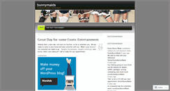 Desktop Screenshot of bunnymaids.wordpress.com