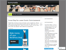 Tablet Screenshot of bunnymaids.wordpress.com