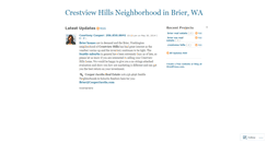 Desktop Screenshot of crestviewhills.wordpress.com