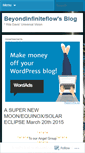 Mobile Screenshot of beyondinfiniteflow.wordpress.com