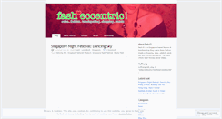 Desktop Screenshot of fasheccentric.wordpress.com