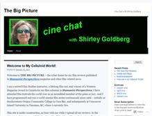 Tablet Screenshot of cinechat.wordpress.com