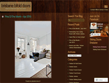 Tablet Screenshot of brisbanebifolddoors.wordpress.com