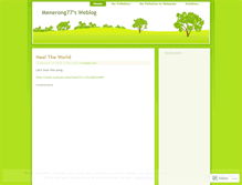 Tablet Screenshot of menerong77.wordpress.com