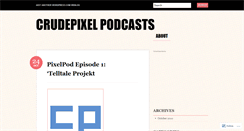 Desktop Screenshot of crudepixel.wordpress.com