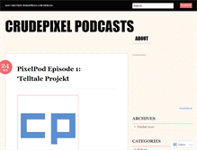 Tablet Screenshot of crudepixel.wordpress.com