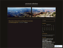 Tablet Screenshot of anisotropicreflections.wordpress.com
