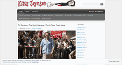 Desktop Screenshot of klausjoynson.wordpress.com