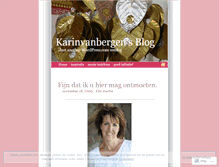 Tablet Screenshot of karinvanbergen.wordpress.com