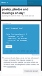 Mobile Screenshot of poetryphotosandmusingsohmy.wordpress.com