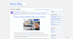 Desktop Screenshot of barrierblog.wordpress.com