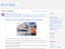 Tablet Screenshot of barrierblog.wordpress.com