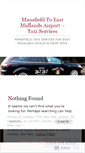 Mobile Screenshot of mansfieldtoeastmidlandsairport.wordpress.com