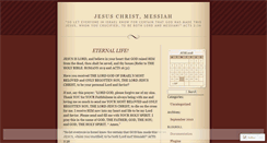 Desktop Screenshot of jesuschristmessiah.wordpress.com