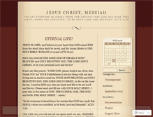 Tablet Screenshot of jesuschristmessiah.wordpress.com