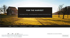 Desktop Screenshot of intheharvest.wordpress.com