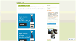 Desktop Screenshot of canyonlife.wordpress.com