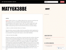 Tablet Screenshot of maty6x38be.wordpress.com