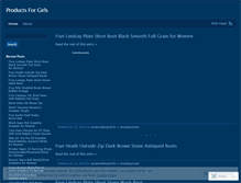 Tablet Screenshot of productsforgirls7p.wordpress.com