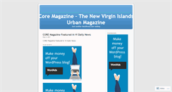 Desktop Screenshot of coremagazine.wordpress.com