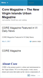 Mobile Screenshot of coremagazine.wordpress.com