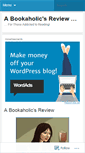 Mobile Screenshot of bookaholicsreview.wordpress.com