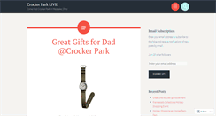 Desktop Screenshot of crockerparkhappenings.wordpress.com