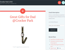 Tablet Screenshot of crockerparkhappenings.wordpress.com