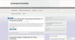Desktop Screenshot of covenanthospice.wordpress.com