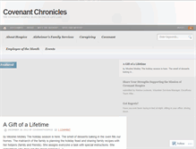 Tablet Screenshot of covenanthospice.wordpress.com