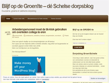 Tablet Screenshot of groenschelle.wordpress.com