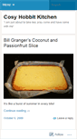 Mobile Screenshot of cosyhobbitkitchen.wordpress.com