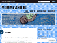 Tablet Screenshot of mommyandlu.wordpress.com