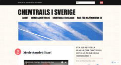 Desktop Screenshot of chemtrailsisverige.wordpress.com