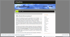 Desktop Screenshot of eheadlines.wordpress.com