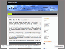 Tablet Screenshot of eheadlines.wordpress.com