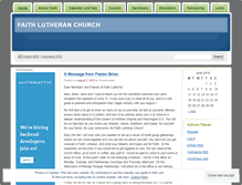 Tablet Screenshot of faithlutheranarlington.wordpress.com