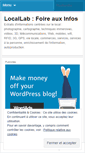 Mobile Screenshot of locallab.wordpress.com