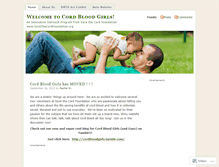 Tablet Screenshot of cordbloodgirlsblog.wordpress.com