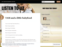 Tablet Screenshot of listentolizinsf.wordpress.com